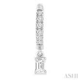 .40CTRDDM PETITE HUGGIE ER WG 14K-G*